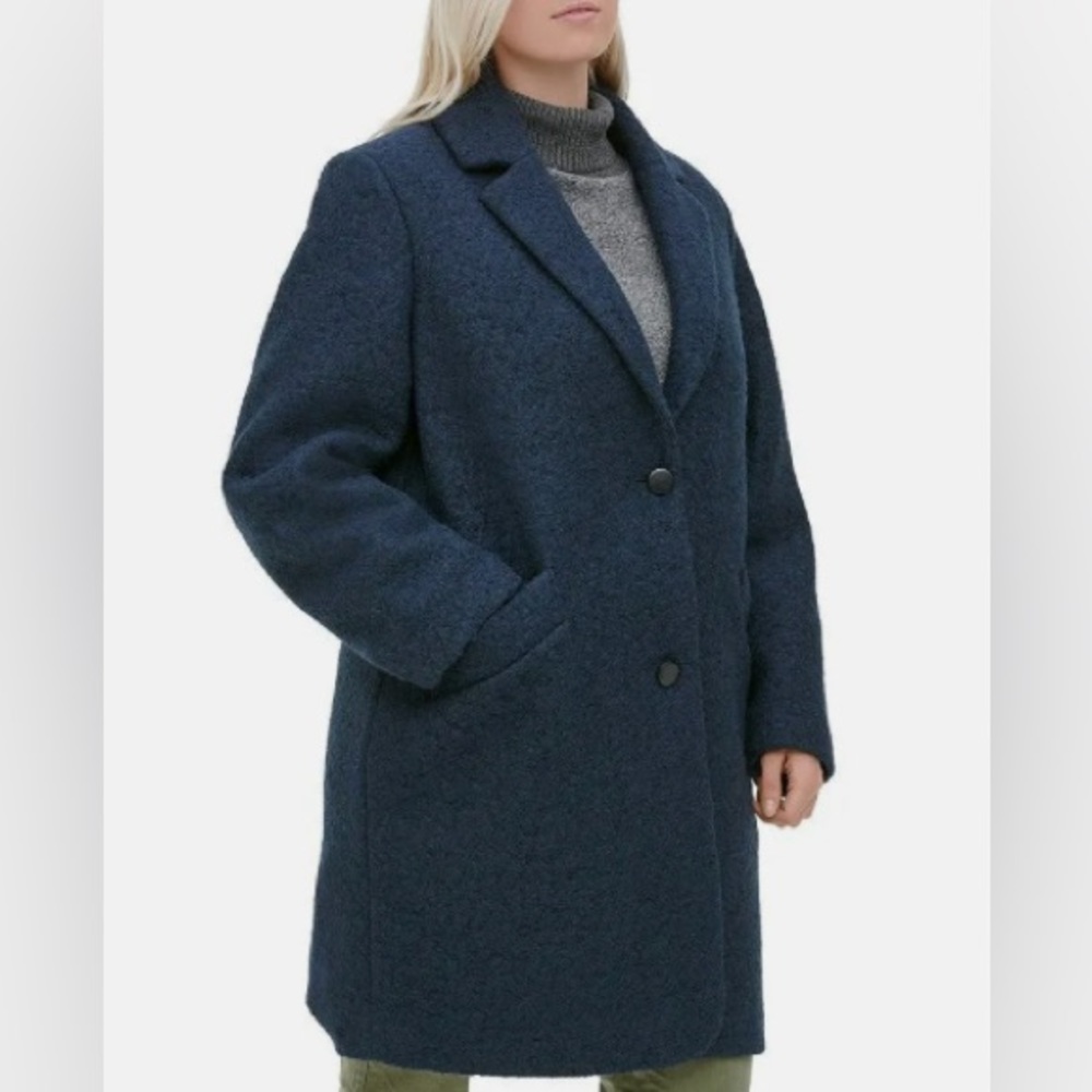 ⭐️Andrew Marc New York Women's Paige Wool Blend Bouclé Coat NWT 14W